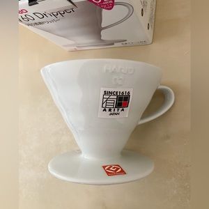NWT Hario V60 Ceramic Coffee Dripper Size 02 Maker Kit Made in Japan